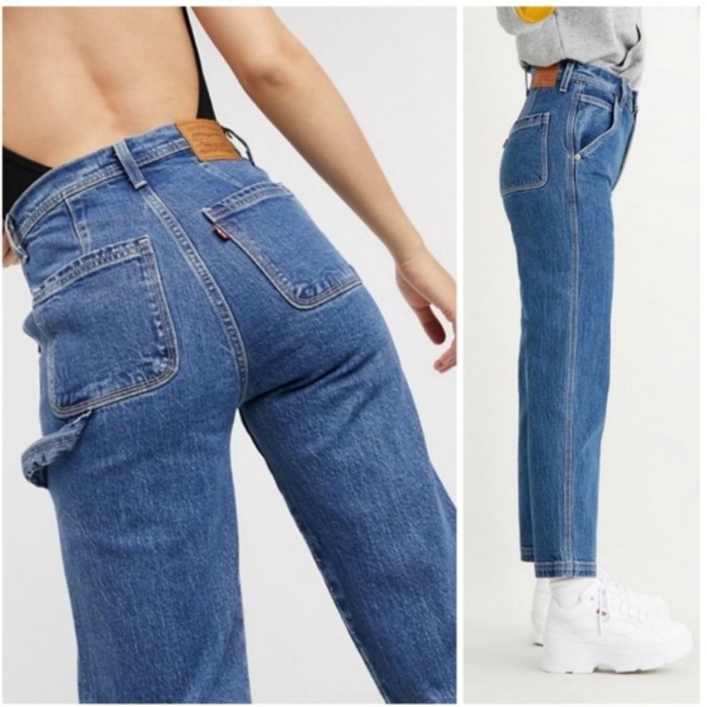 Levi's Blue Straight Leg Women's Jeans